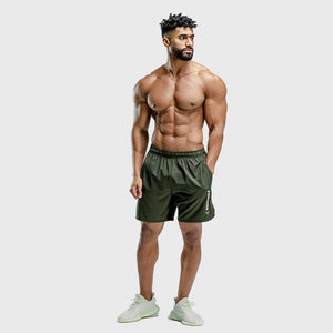 Warrior Shorts - Knee Length - Olive