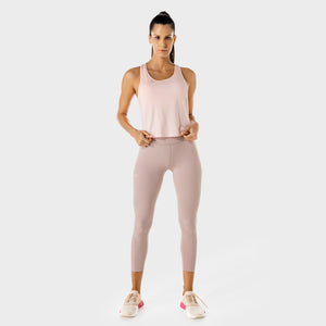 Women's Fitness - Wrap Tank - Peachy Keen Marl