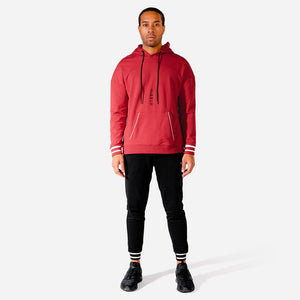 Hybrid Vertical Hoodie - Red