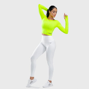 Warrior Crop Tee - Neon