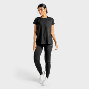 Luxe Oversize Tee - Onyx