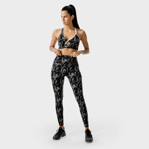 LAB360° Wrap Bra - Black Print