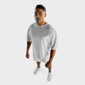 Hybrid Oversize Tee - White