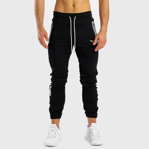 HYPE Joggers - Black with White Panel