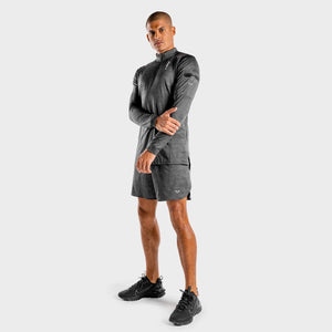 Wolf Running Top - Charcoal