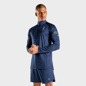 Wolf Running Top - Navy
