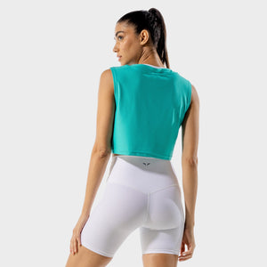 Limitless Crop Top - Aqua