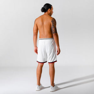 Hybrid Basketball Shorts - White