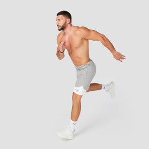 Limitless 2-in-1 Shorts - Light Grey