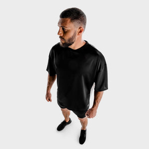 Hybrid Oversize Tee - Onyx