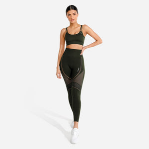 Meta Seamless Leggings - Khaki