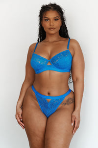 Flair Balcony Bra (Set) - Cobalt Blue