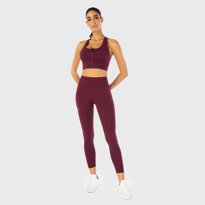 Infinity Cropped 7/8 Leggings - Grape