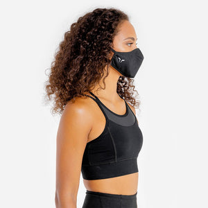 Pack of 2 - Polygiene® 4-Layer Reusable Mask - Black