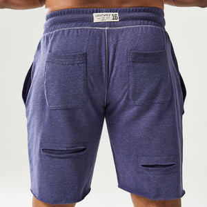 Golden Era Ripped Shorts - Patriot Blue