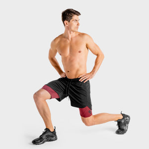 Superman 2 in 1 Shorts - Onyx