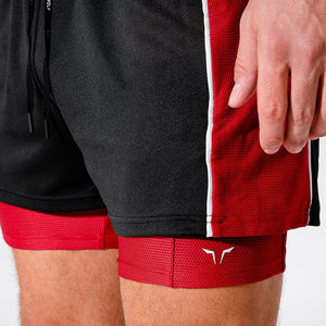 Hybrid 2-in-1 Gym Shorts - Onyx