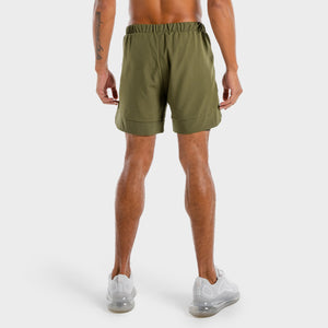 Limitless 2-in-1 Shorts - Khaki And Black