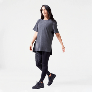 Code Oversized Drip Tee - Black Marl