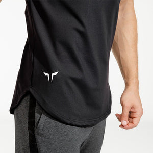 Razor Back Tee - Jet Black