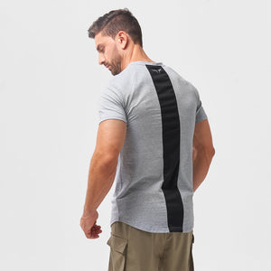 Statement Tee - Grey Marl