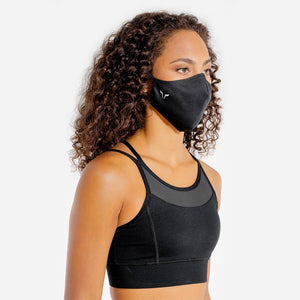 Pack of 2 - Polygiene® 4-Layer Reusable Mask - Black