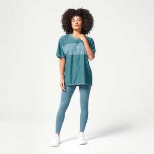 Mesh Reversible Tee - Hydro