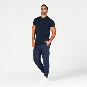 Golden Era New School Joggers - Navy Marl