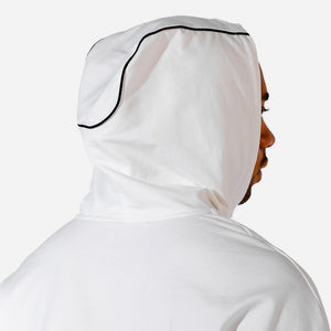 Hybrid Vertical Hoodie - White
