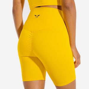 Vibe Cycling Shorts - Yellow