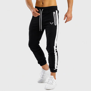 HYPE Joggers - Black with White Panel