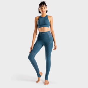 Wolf Leggings - Peacock