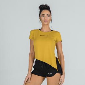 She-Wolf Crop Top - Mustard