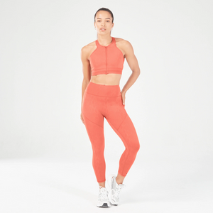 Serpent 7/8 Leggings - Mineral Red