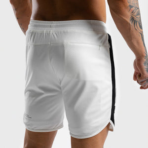 HYPE Shorts - White with Black Panels