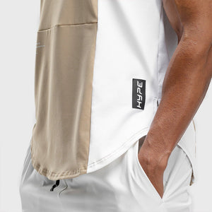 HYPE Tank -Beige with White Panel