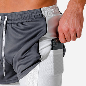 Hybrid 2-in-1 Shorts - Charcoal