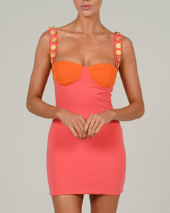 Gigi Mini Dress in Sunset Ready To Ship