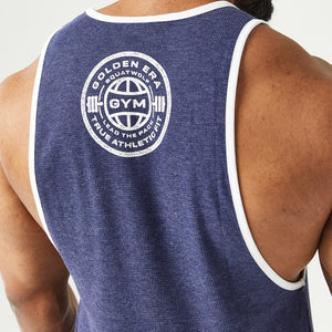 Golden Era Waffle Tank - Patriot Blue