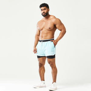 Golden Era 2-in-1 Shorts - Angel Blue