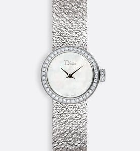 La Mini D de Dior Satine • Ø 19 mm, Quartz Movement