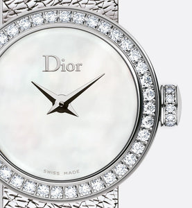 La Mini D de Dior Satine • Ø 19 mm, Quartz Movement