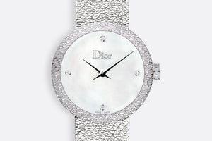 La D de Dior Satine • Ø 25 mm, Quartz Movement