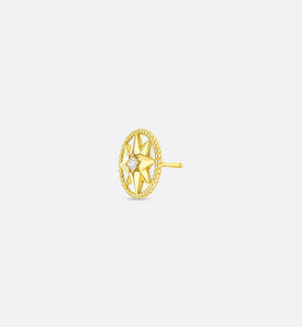 Rose des Vents Earring • Yellow Gold, Diamond and Mother-of-pearl