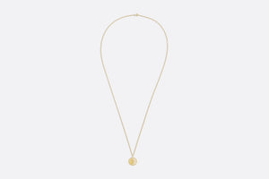 Rose Céleste Medallion Necklace • Yellow and White Gold, Diamond, Onyx and Mother-of-pearl