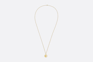 Rose Céleste Medallion Necklace • Yellow and White Gold, Diamond, Onyx and Mother-of-pearl