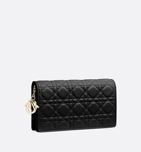 Lady Dior Pouch • Black Cannage Lambskin