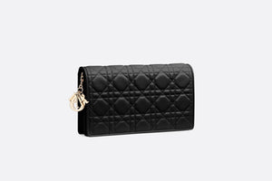 Lady Dior Pouch • Black Cannage Lambskin