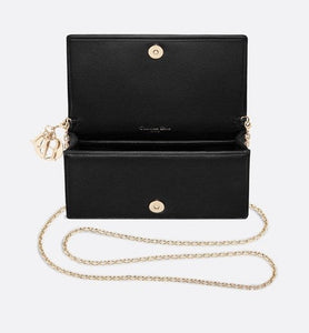 Lady Dior Pouch • Black Cannage Lambskin