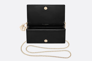 Lady Dior Pouch • Black Cannage Lambskin